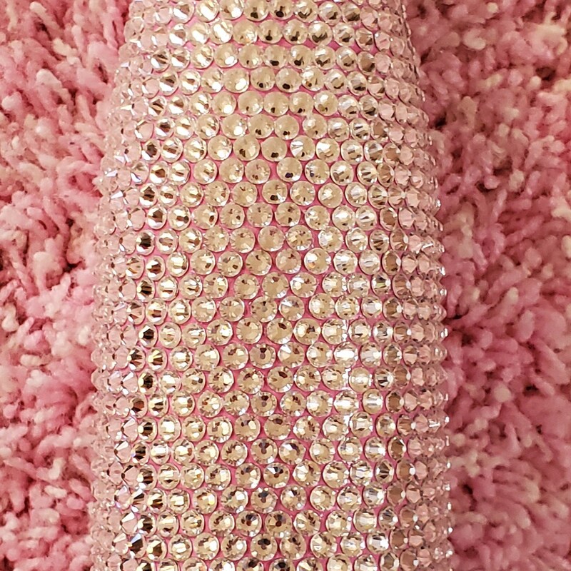 ZEBRA RHINESTONE WATER BOTTLE main image 1