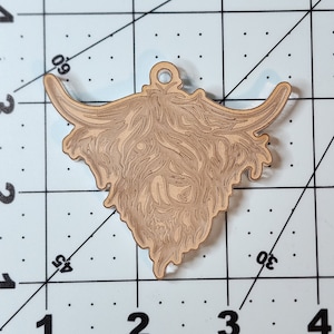 Highland cow silicone mold. Cow silicone mold, Keychain mold, animal mold