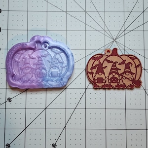 Gnome Halloween silicone mold, keychain mold,
