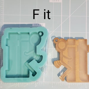 F It, F Off, F U, silicone mold, keychain mold, silicone mold, handmade silicone mold