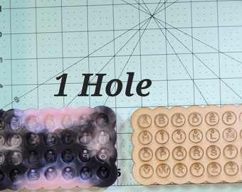 Alphabet silicone jewelry mold