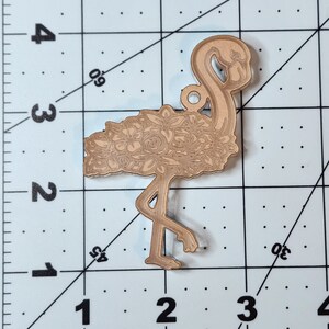 Flamingo silicone mold. Keychain mold, animal mold