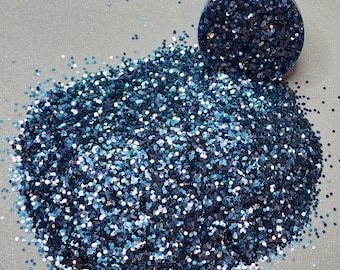 Blaue Diamanten Farbschicht lösungsmittelbeständiger Polyesterglitter