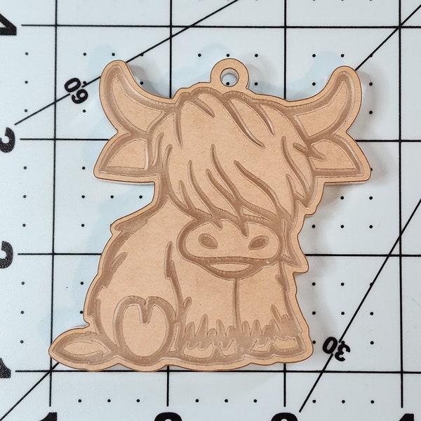 Highland baby cow silicone mold. Cow silicone mold, Keychain mold, animal mold