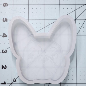 Französische Bulldogge Lufterfrischer Form, Silikonform, Lufterfrischer Form, Wachsform, Resinform, Seifenform