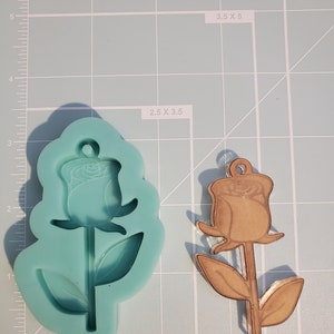 Rose silicone mold