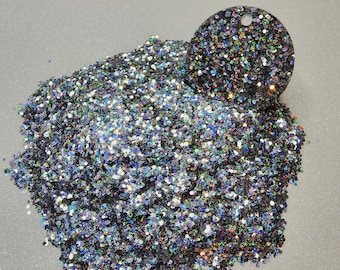 Lightning solvent resistant Holographic polyester glitter