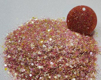 Banana Spice mix solvent resistant polyester glitter