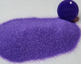 Purple rain solvent resistant polyester glitter.
