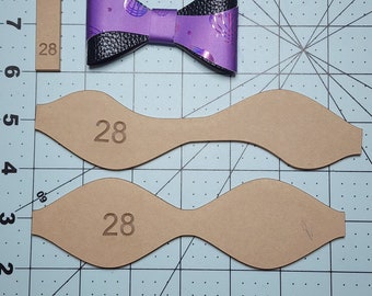Hair bow template, Acrylic hair bow template/ mdf hair bow template.