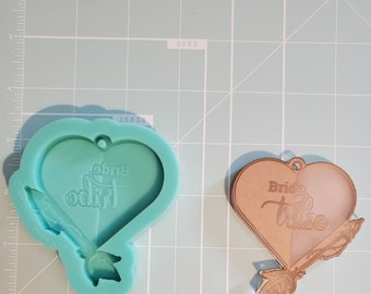 Bride tribe silicone keychain mold
