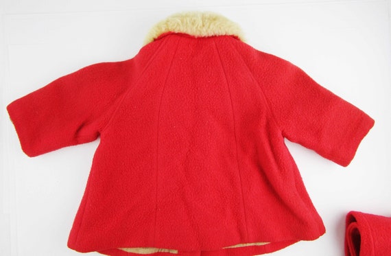 Vintage 1940s Little Girl's Winter Ensemble - Sno… - image 4