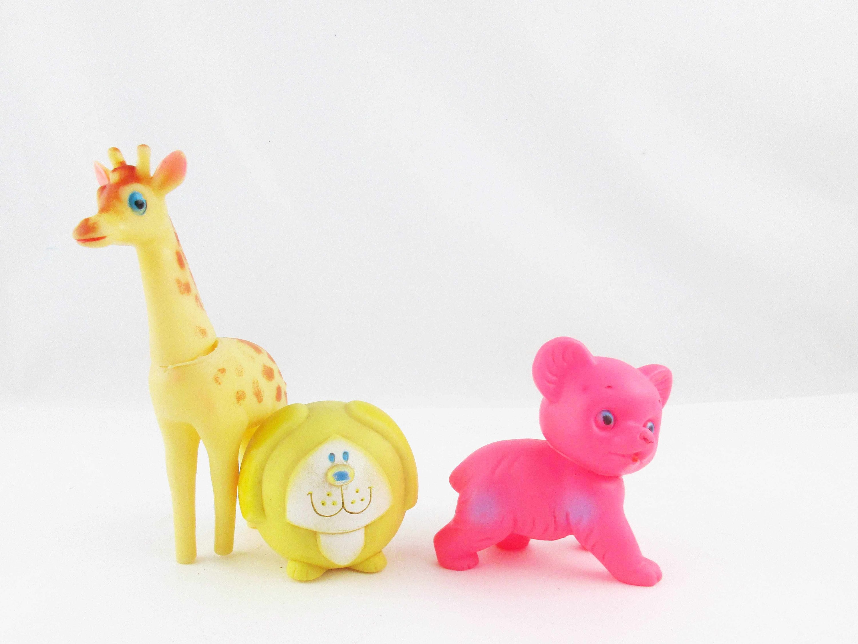 baby giraffe squeaky toy