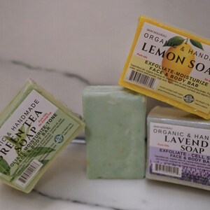 Handmade Artisan Organic Soap Bar Moisturizing Cleansing Body Bar For Exfoliating Spa For Her Tone Pure