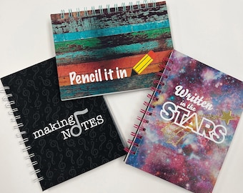 Spiral Notebooks- choose your design