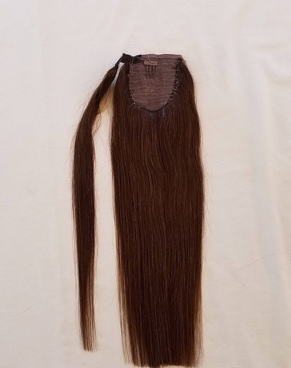 18inches 100 Human Hair Wrap Around Ponytail Hair Extensions Etsy