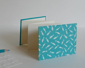 Mini Pisces album, accordion album for mini instant photos. 11x8 cm, 10 white pages.