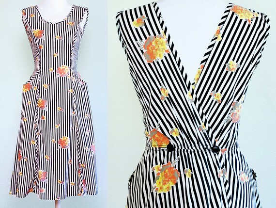 1940s Dress S Small Early Swirl Neat n Tidy Wrap A