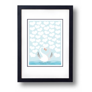 Swans Guestbook Alternative, A3 Print