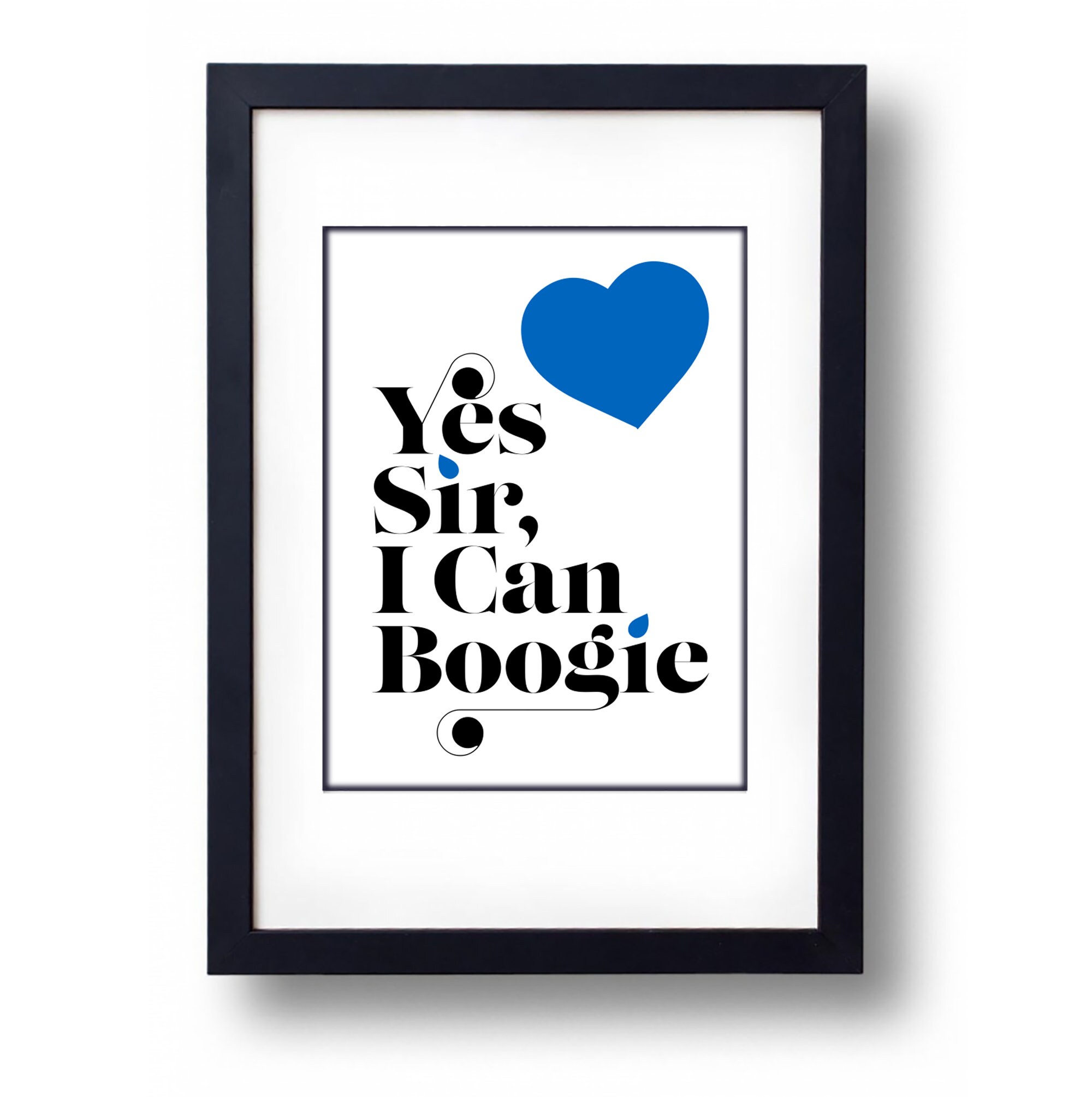 Yes Sir I Can Boogie Etsy
