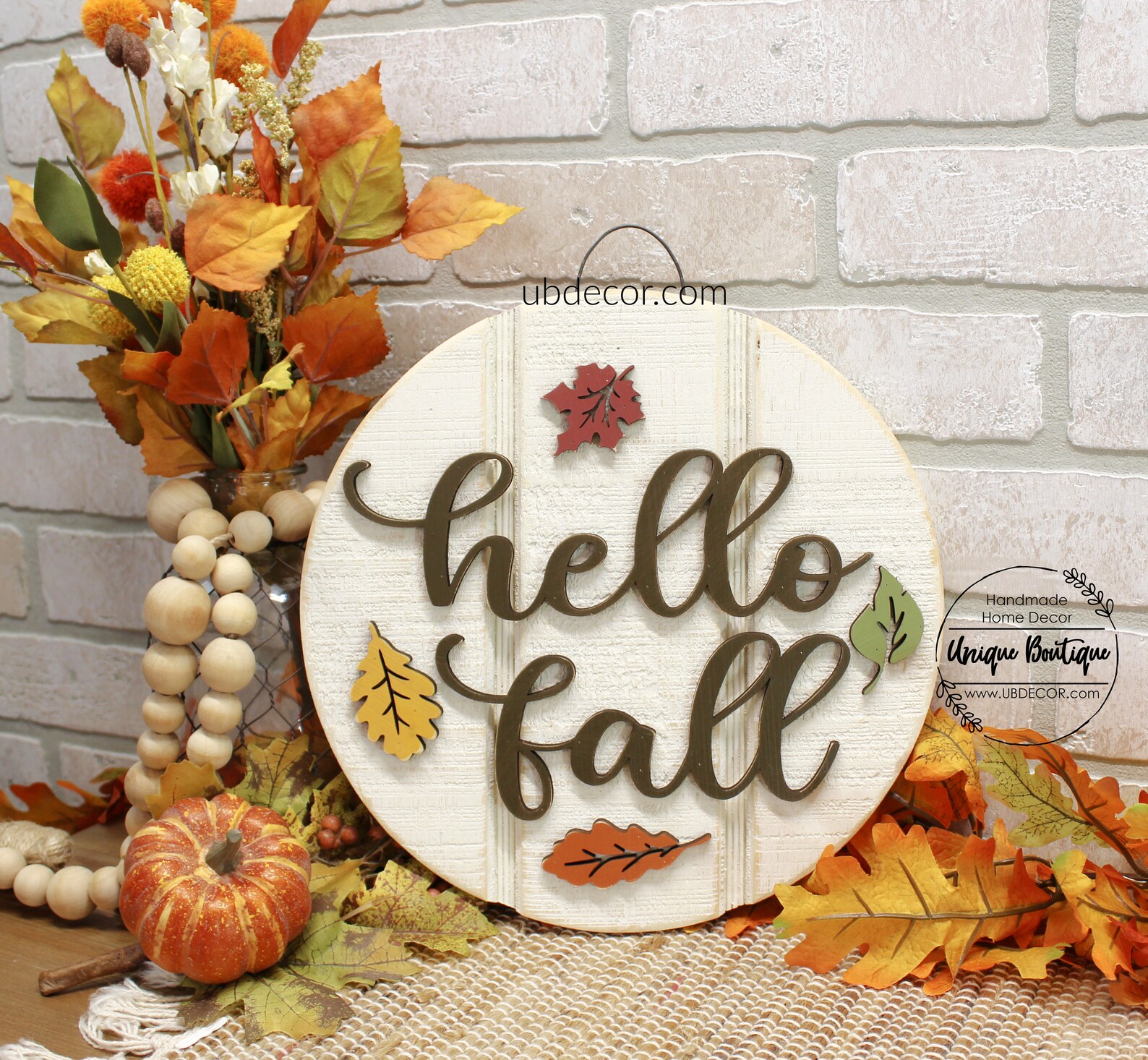 Fall Decor Hello Fall Door Sign 11 Small Wood Sign Etsy