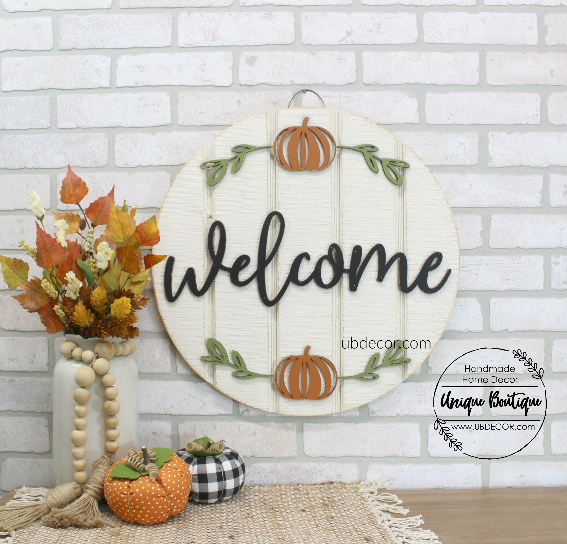 Pumpkin Wood Cut Out Fall Door Hanger Fall Decor PUMPKIN Door Hanger Farmhouse Decor Thanksgiving Door Hanger Halloween Door Hanger