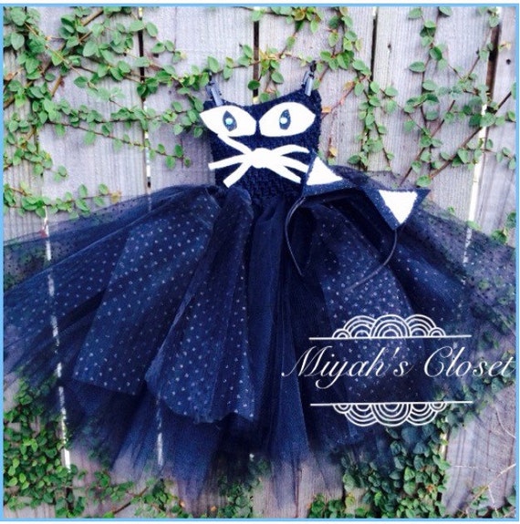 The Cats Meow Custom Costume Cat Tutu Halloween Costume Merry | Etsy