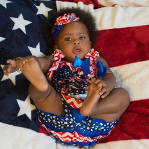 Patriotic Baby Girl Etsy
