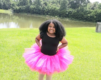 Pretty In Pink Tutu Hot Pink Tutu Birthday Tutu Cake Smash Tutu Pageant Tutu