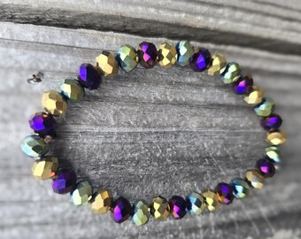 Mardi Gras Bracelet Purple Gold Green Bracelet Mardi Gras Ball Mardi Gras Party
