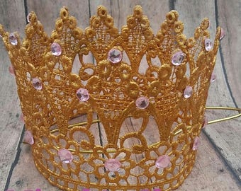 Girl Birthday Crown 1st Birthday Crown Birthday Hat Girl Birthday Party