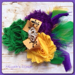 mardi gras crown headband