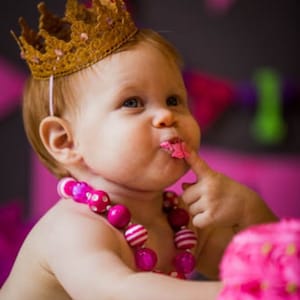 Gold Pink Birthday Crown, Princess For The Day, Birthday Crown, Crown First Birthday, Crown Baby Girl 1st Birthday Gold Pink Crown