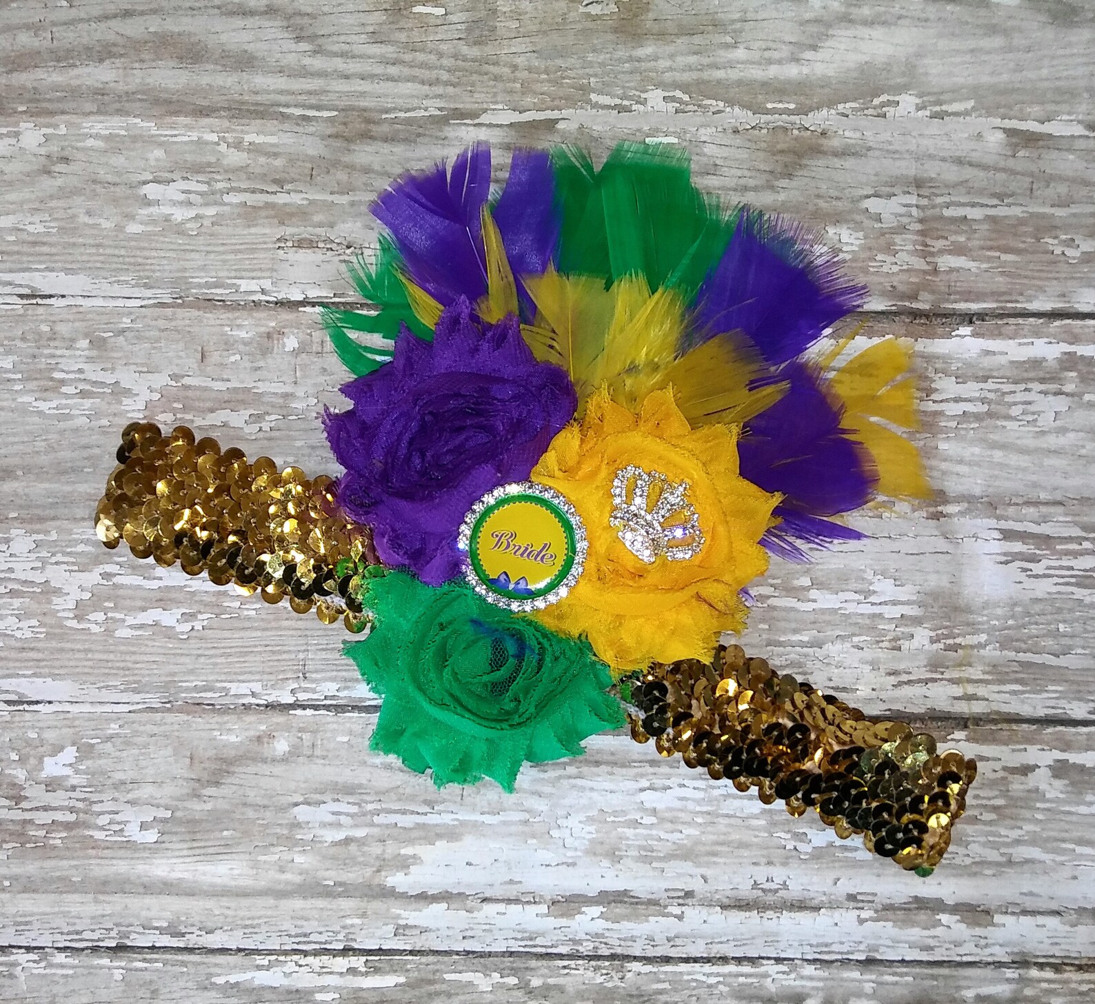temu mardi gras headband
