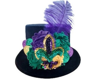 Mardi Gras Hat Femme Chapeau Mardi Gras Chapeau enfant Mardi Gras Float Rider Mardi Gras Cruise Ship
