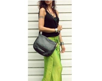 Vintage leather black bag Kurt Geiger