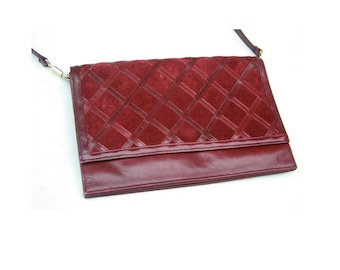 FREE SHIPPING!!! Luxury branded Novabell red genuine leather vintage women's bag