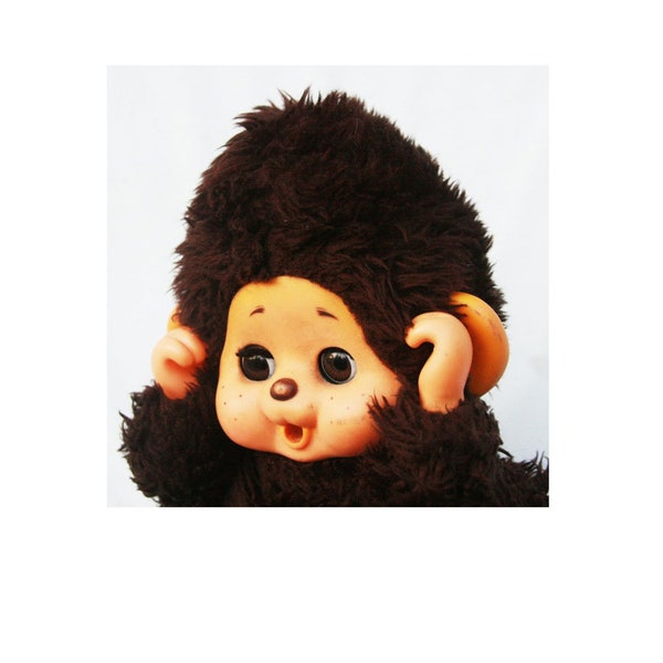 KOSTENLOSER VERSAND!!  Einzigartiges japanisches Vintage-Maskottchen Monkey MONCHHICHI