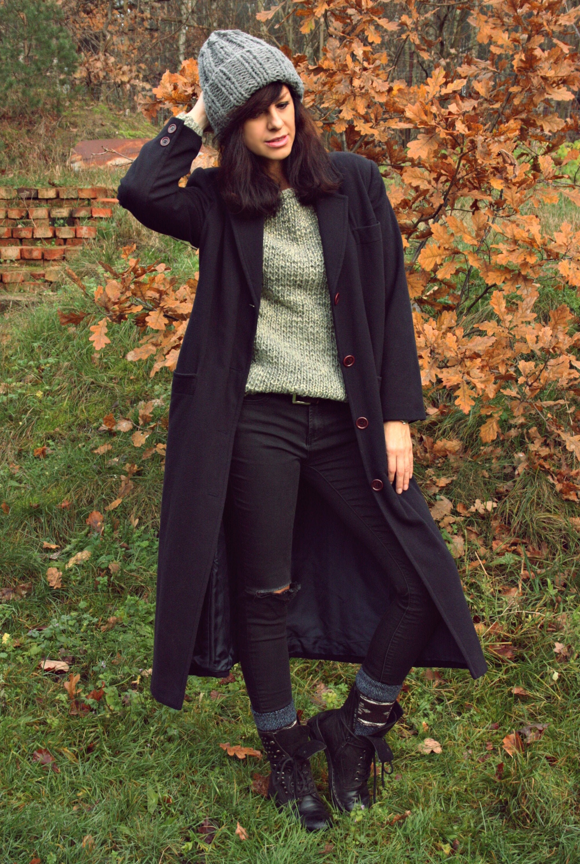 Nino Cerruti 1881 Paris Cashmere Navy Blue Coat Etsy UK