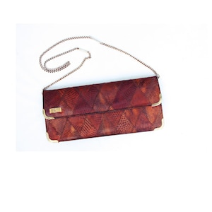 FREE SHIPPING! Pierre Cardin Vintage cognac leather bag