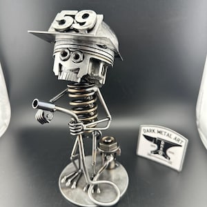 Feuerwehrmann Metal Art