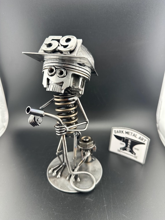Firefighter Metal Art