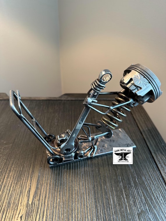Small Engine Mechanic Metal Art