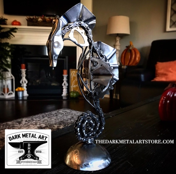 Metal Art Sea Horse
