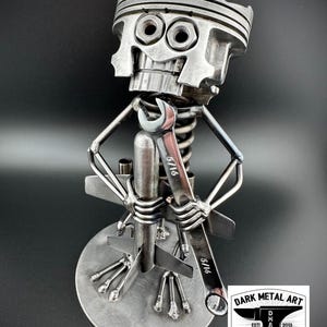 Aircraft Mechanic Metal Art
