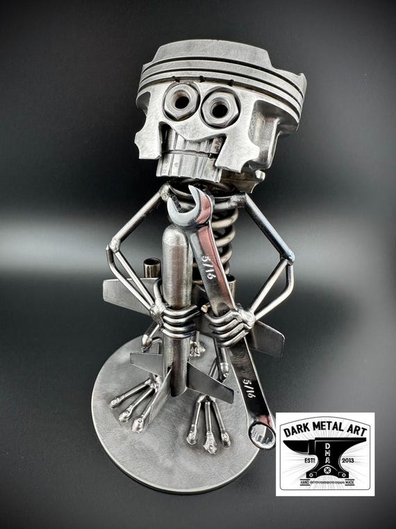 Aircraft Mechanic Metal Art