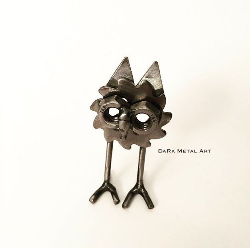 Metal Art Baby Hoot Etsy