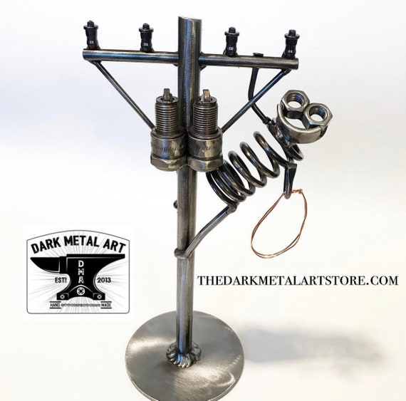 Lineman Metal Art