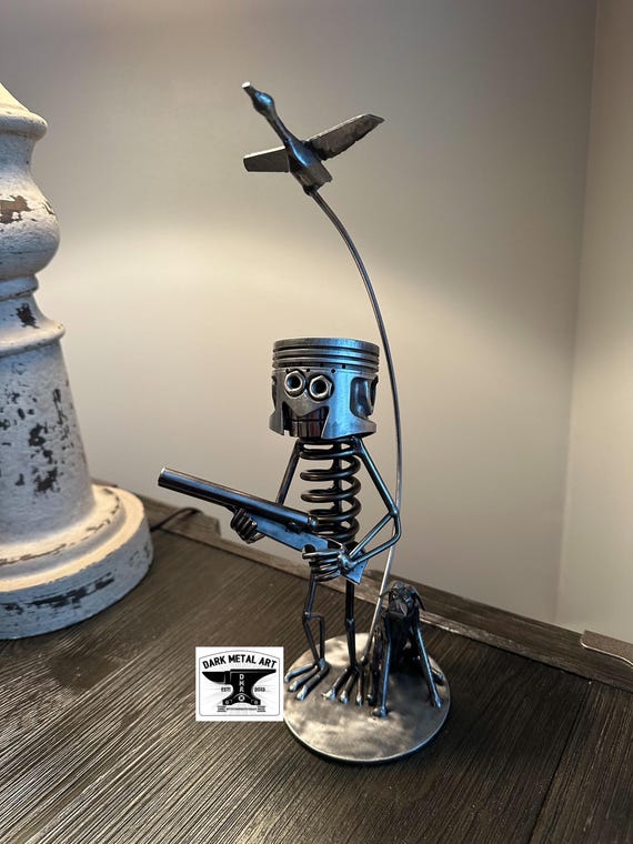 Duck Hunter Sculpture
