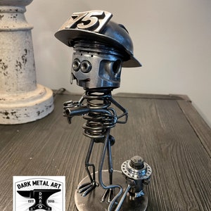 Firefighter Metal Art